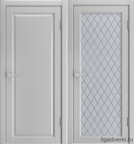 Межкомнатная дверь White (Эмалит светло-серый)